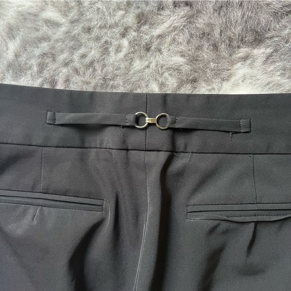 Bebe Black Flared Trouser Pants 4 - Picture 3 of 5
